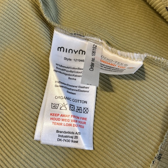 Minymo NWOT Floral Ribbed Dress Ribbed Twirl Skirt - Picture 5 of 6